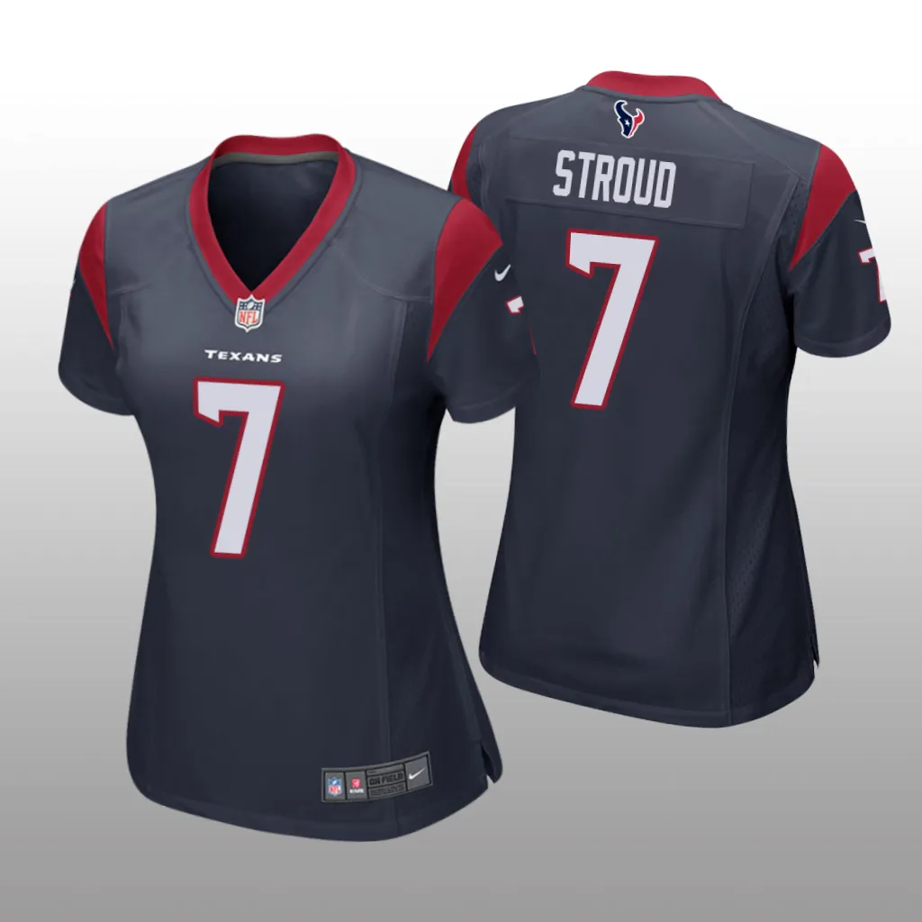 Houston Texans C.J. Stroud Navy Jersey Game – Women’s