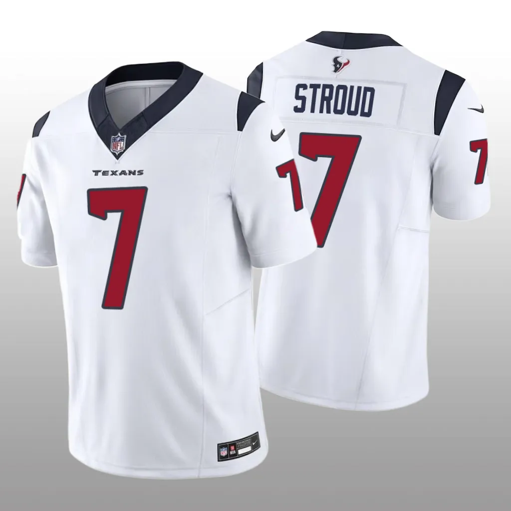 Houston Texans C.J. Stroud White Jersey Vapor F.U.S.E. Limited  - Men's