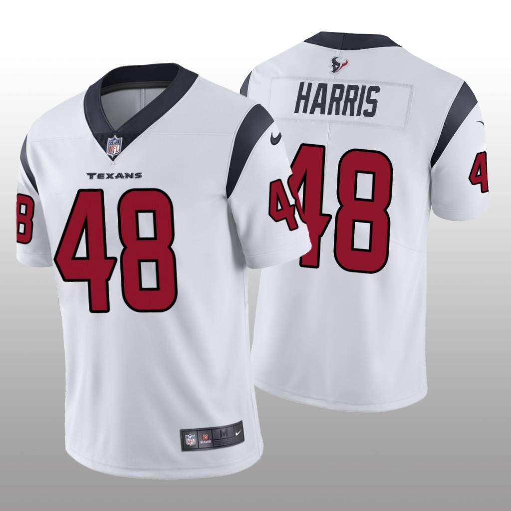 Houston Texans Christian Harris White Jersey Vapor Limited - Men's