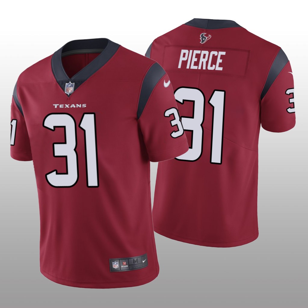 Houston Texans Dameon Pierce Red Jersey Vapor Limited - Men's