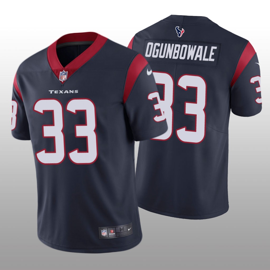 Houston Texans Dare Ogunbowale Navy Jersey Vapor Limited Vapor Limited - Men's