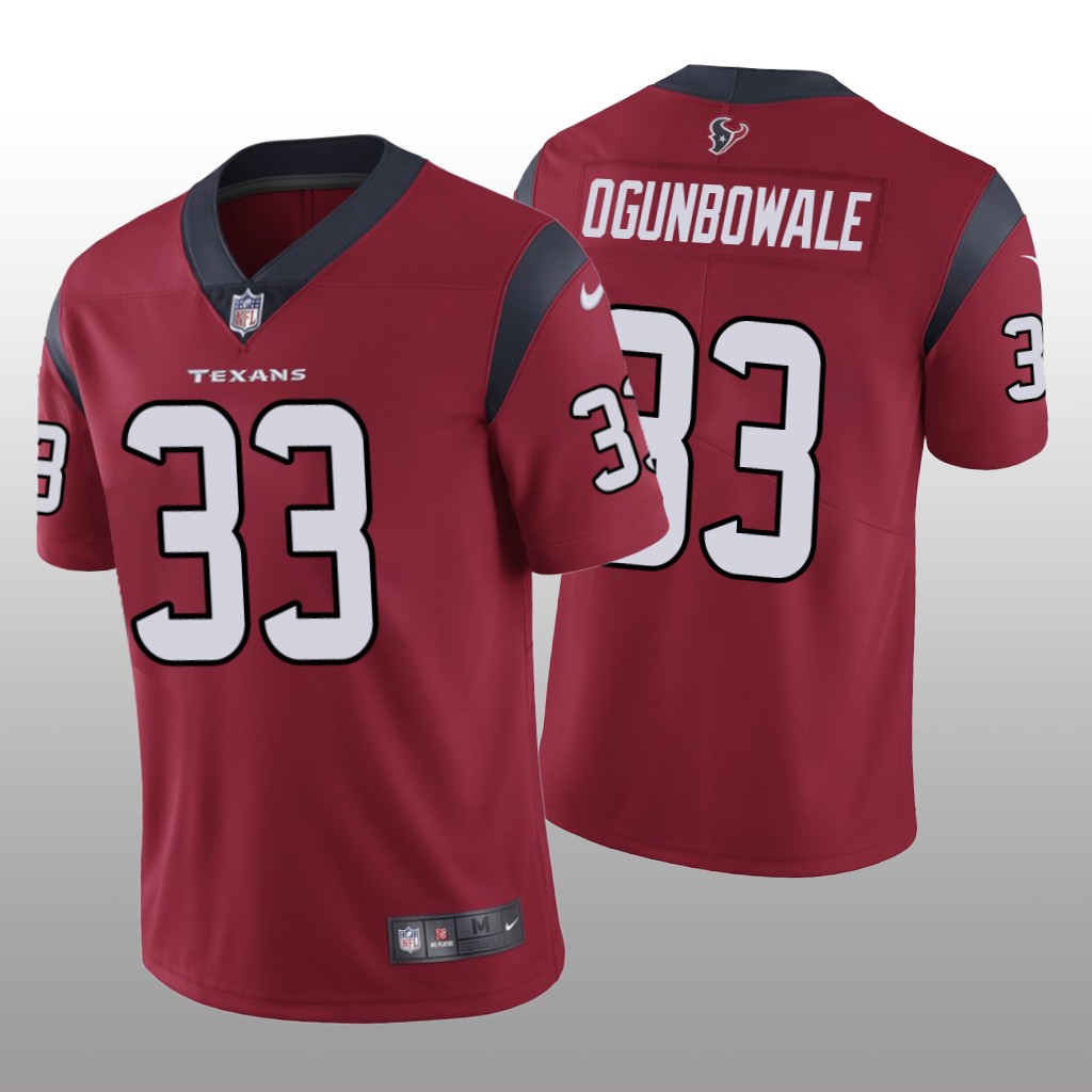 Houston Texans Dare Ogunbowale Red Jersey Vapor Limited Vapor Limited - Men's