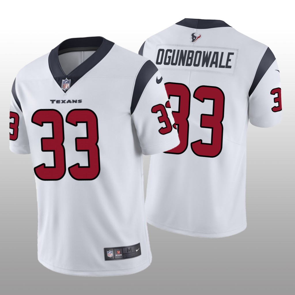 Houston Texans Dare Ogunbowale White Jersey Vapor Limited Vapor Limited - Men's