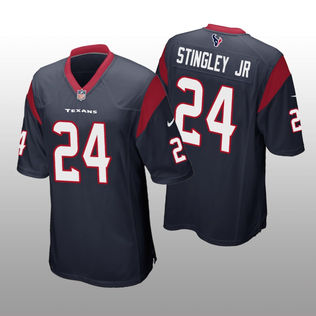 Houston Texans Derek Stingley Jr. Navy Jersey Game - Men's
