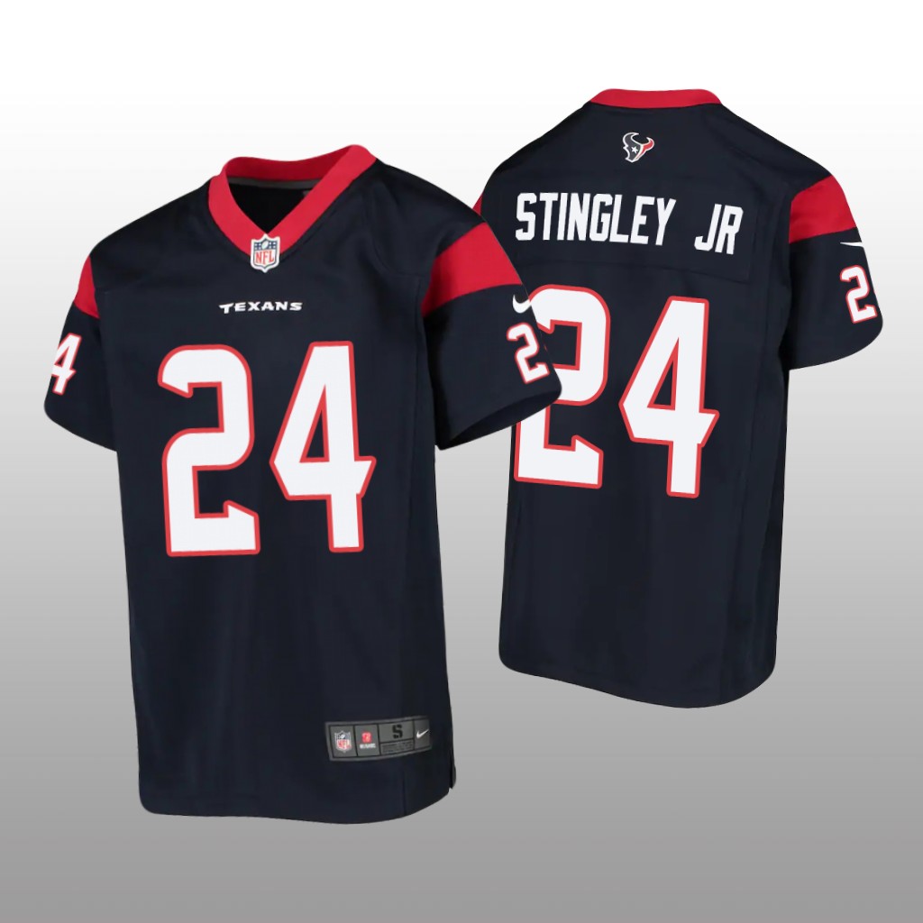 Houston Texans Derek Stingley Jr. Navy Jersey Game - Youth