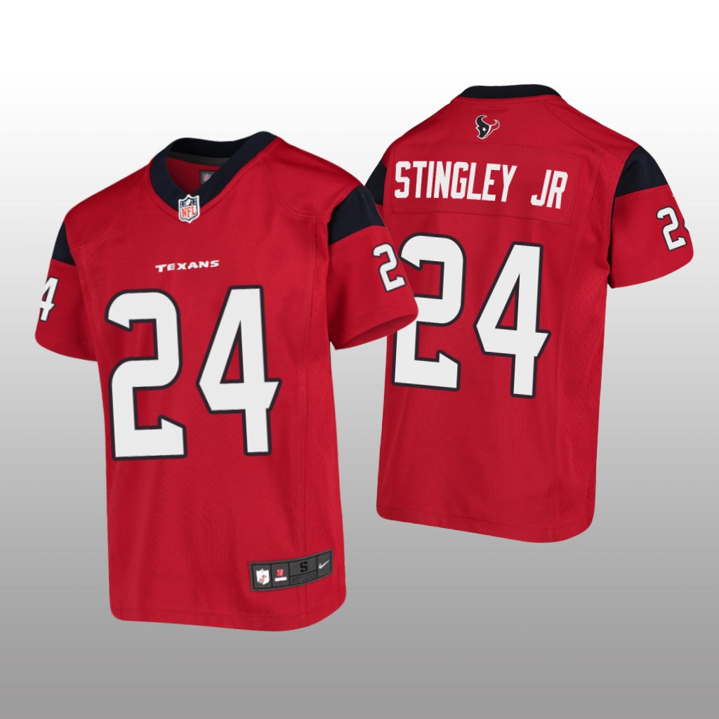 Houston Texans Derek Stingley Jr. Red Jersey Game - Youth