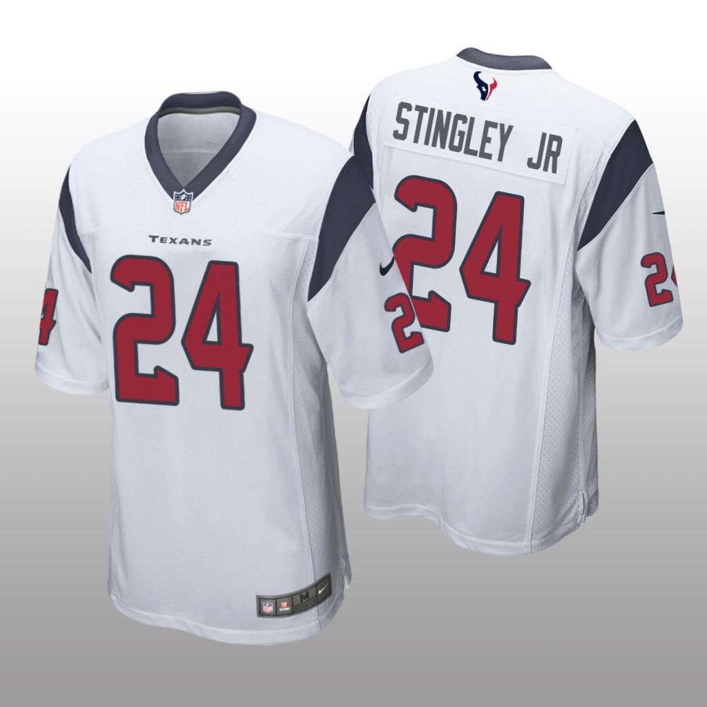 Houston Texans Derek Stingley Jr. White Jersey Game - Men's