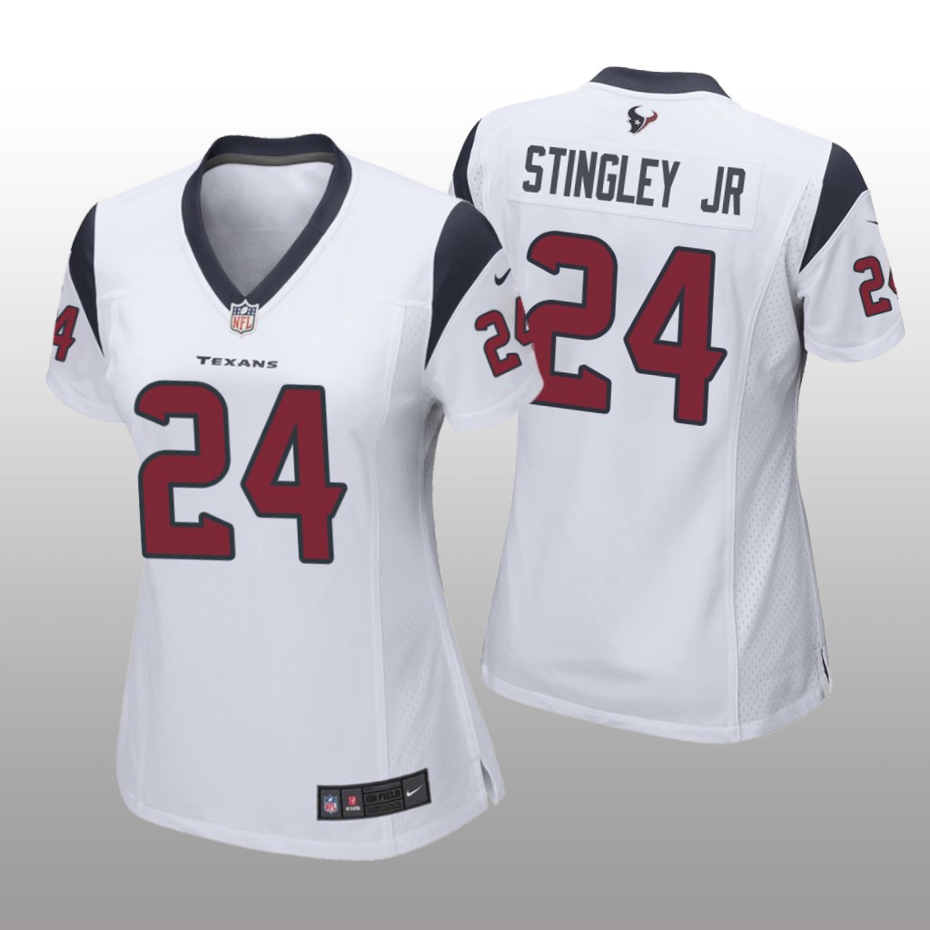 Houston Texans Derek Stingley Jr. White Jersey Game - Women's