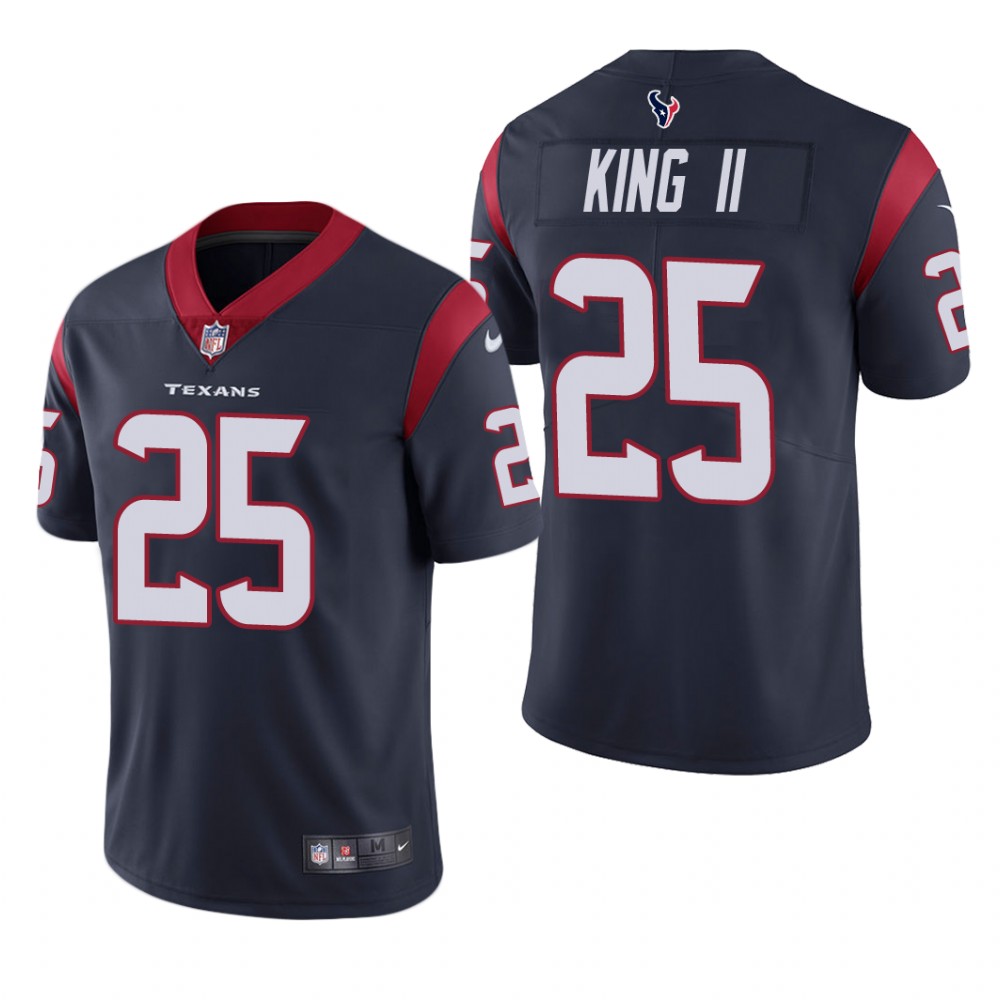 Houston Texans Desmond King Navy Jersey Vapor Limited - Men's