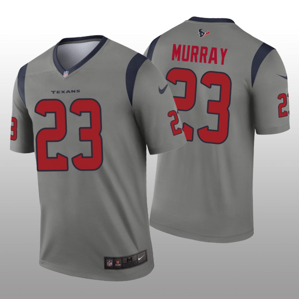 Houston Texans Eric Murray Gray Jersey Inverted Legend - Men's