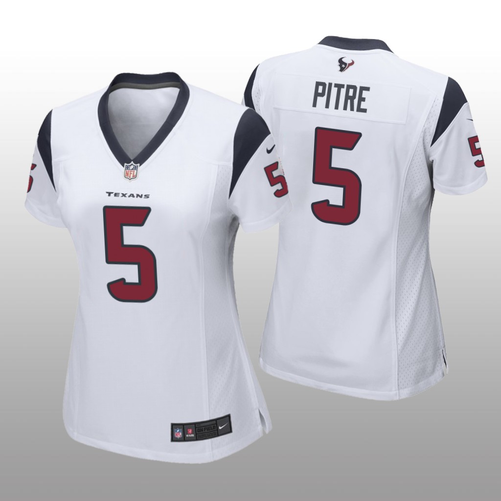 Houston Texans Jalen Pitre White Jersey Game - Women's