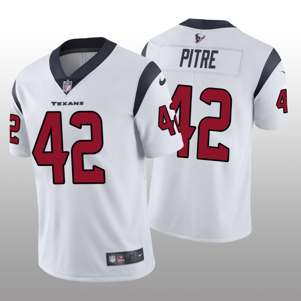 Houston Texans Jalen Pitre White Jersey Vapor Limited - Men's