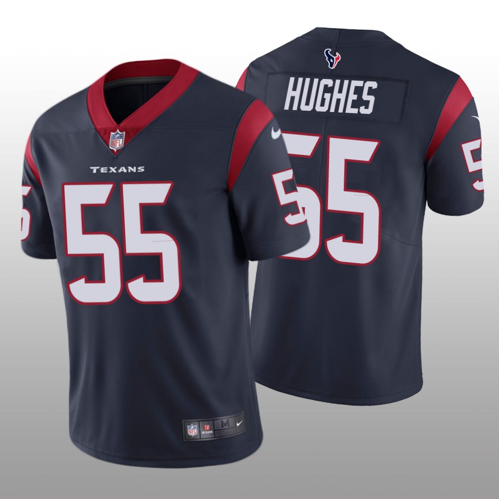 Houston Texans Jerry Hughes Navy Jersey Vapor Limited Vapor Limited - Men's
