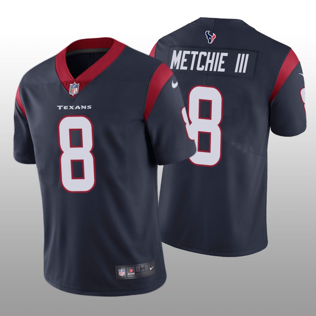 Houston Texans John Metchie III Navy Jersey Vapor Limited - Men's
