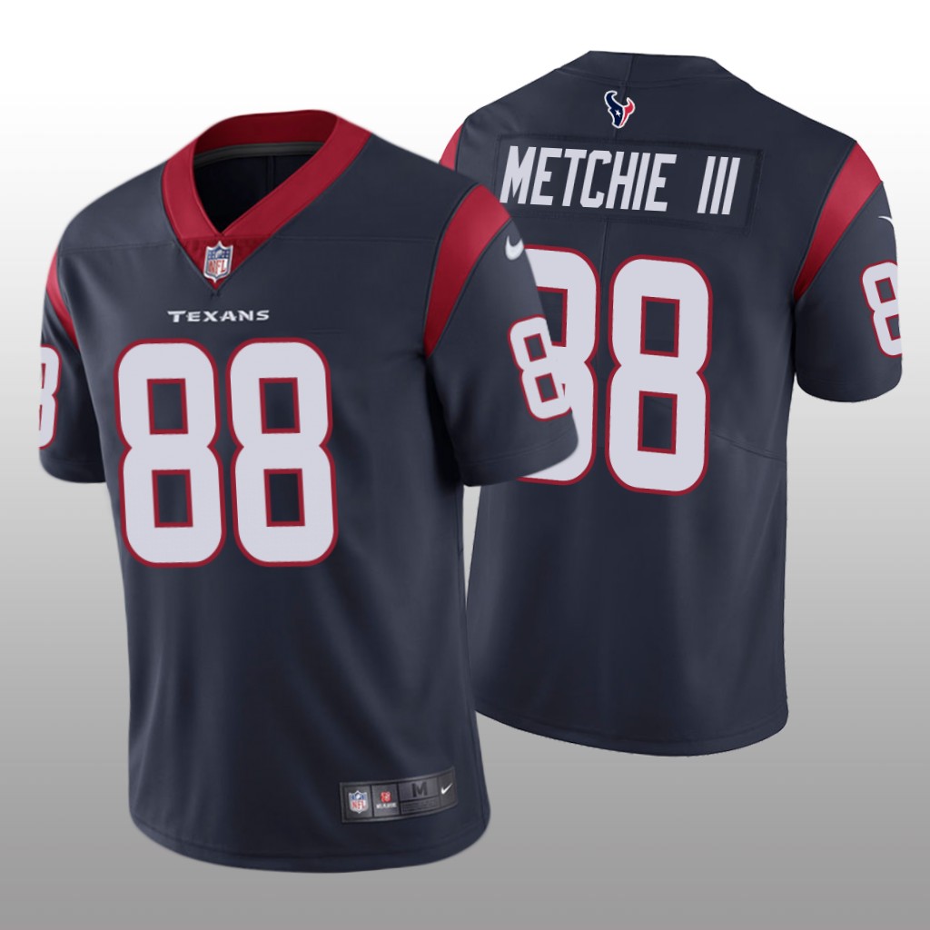 Houston Texans John Metchie III Navy Jersey Vapor Limited - Men's