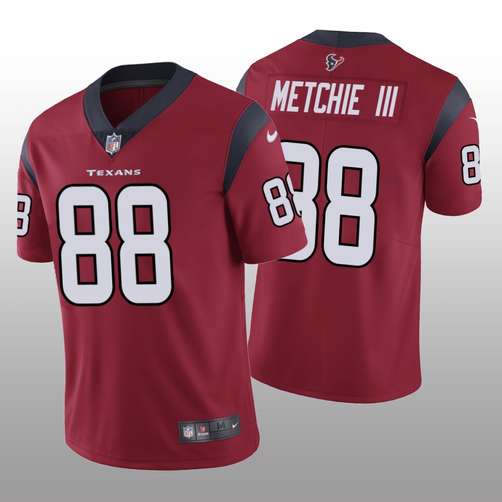 Houston Texans John Metchie III Red Jersey Vapor Limited - Men's