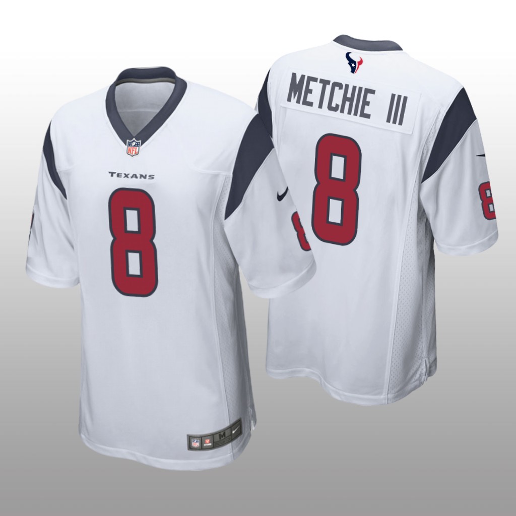 Houston Texans John Metchie III White Jersey Game - Men's