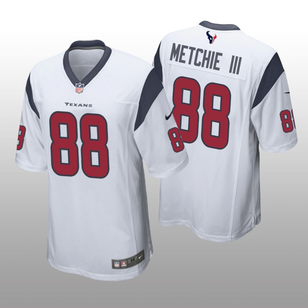Houston Texans John Metchie III White Jersey Game - Men's