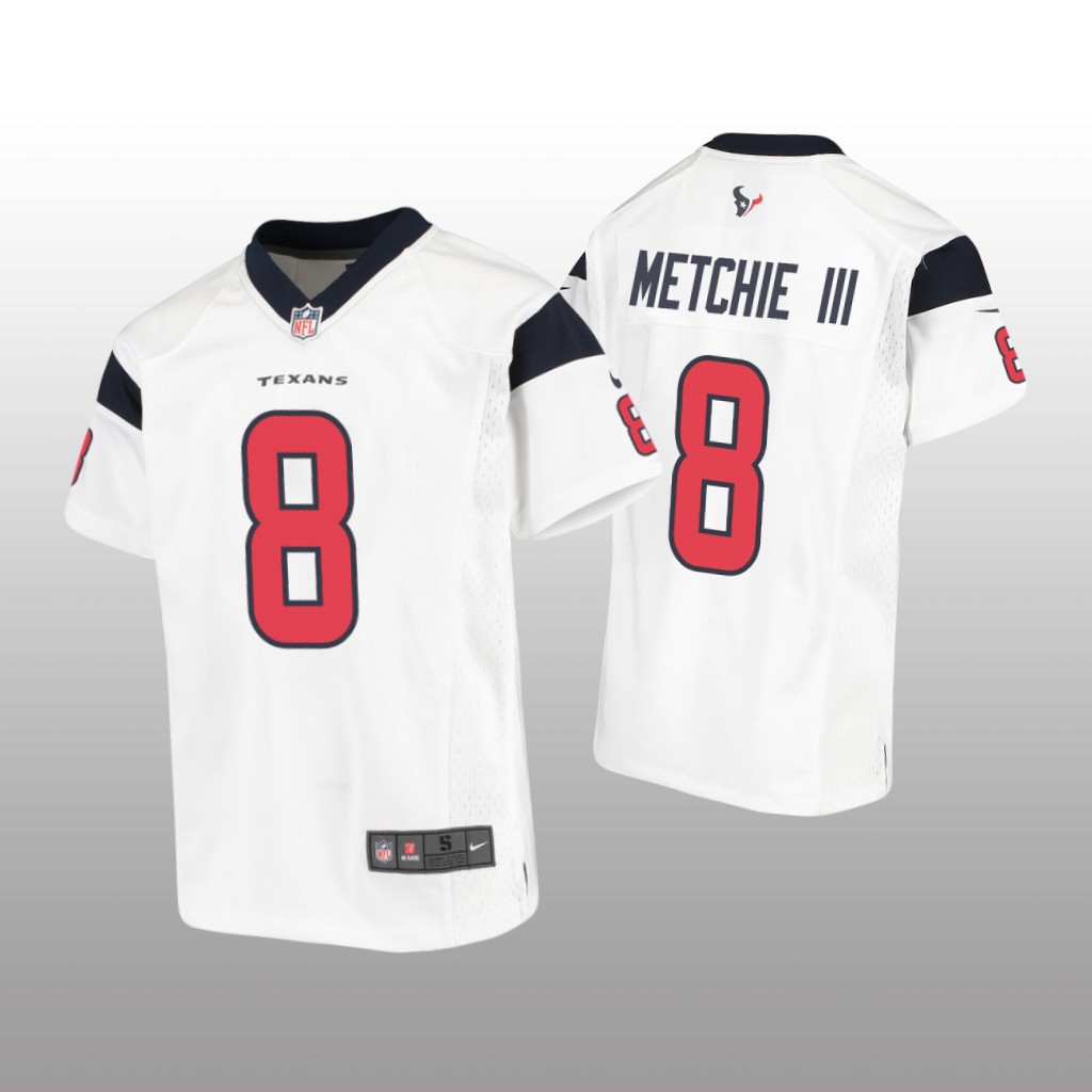 Houston Texans John Metchie III White Jersey Game - Youth