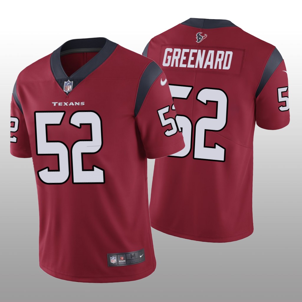 Houston Texans Jonathan Greenard Red Jersey Vapor Limited - Men's