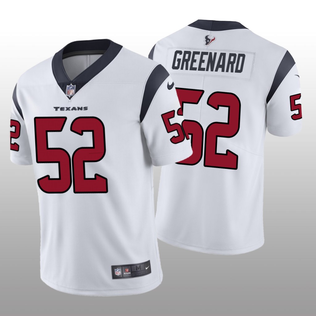 Houston Texans Jonathan Greenard White Jersey Vapor Limited - Men's