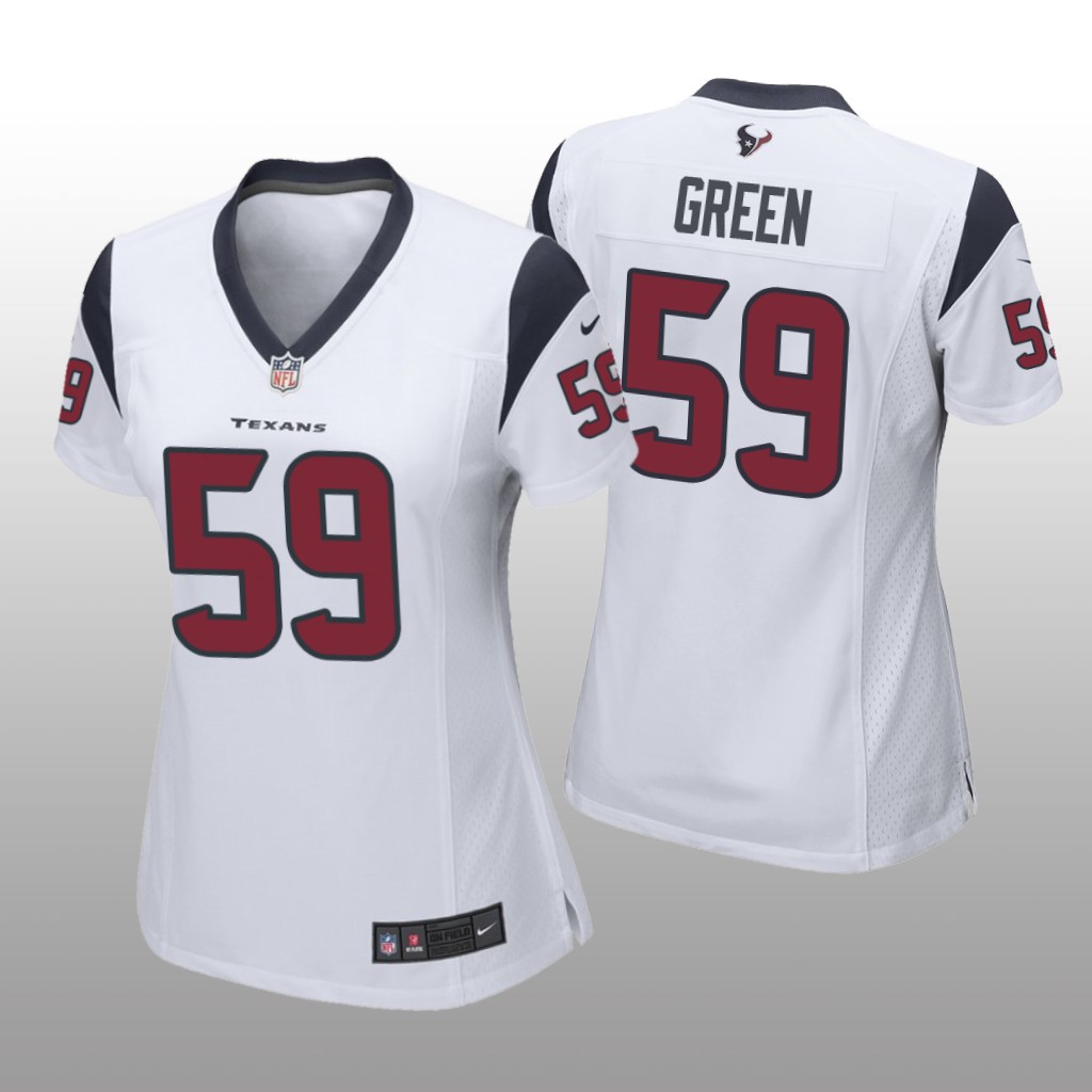 Houston Texans Kenyon Green White Jersey Game - Women's