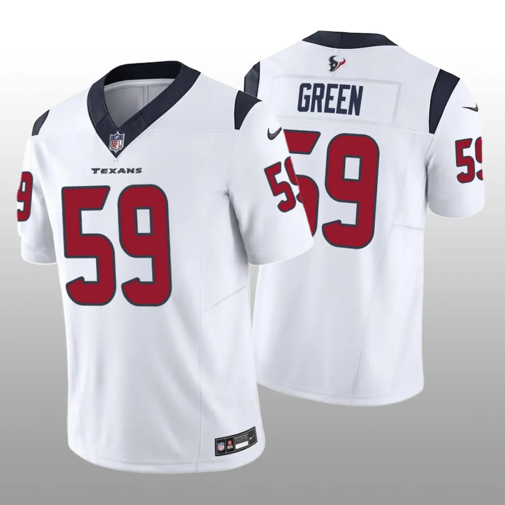 Houston Texans Kenyon Green White Jersey Vapor F.U.S.E. Limited - Men's