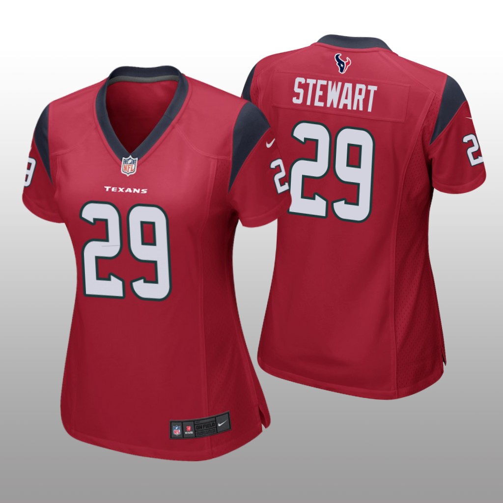 Houston Texans M.J. Stewart Red Jersey Game - Women's