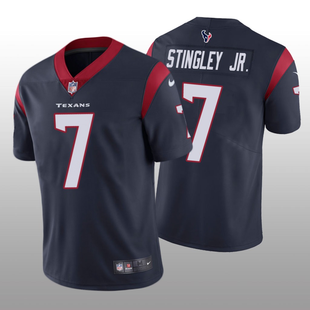 Houston Texans Navy 2022 NFL Draft Vapor Limited Derek Stingley Jr. Jersey