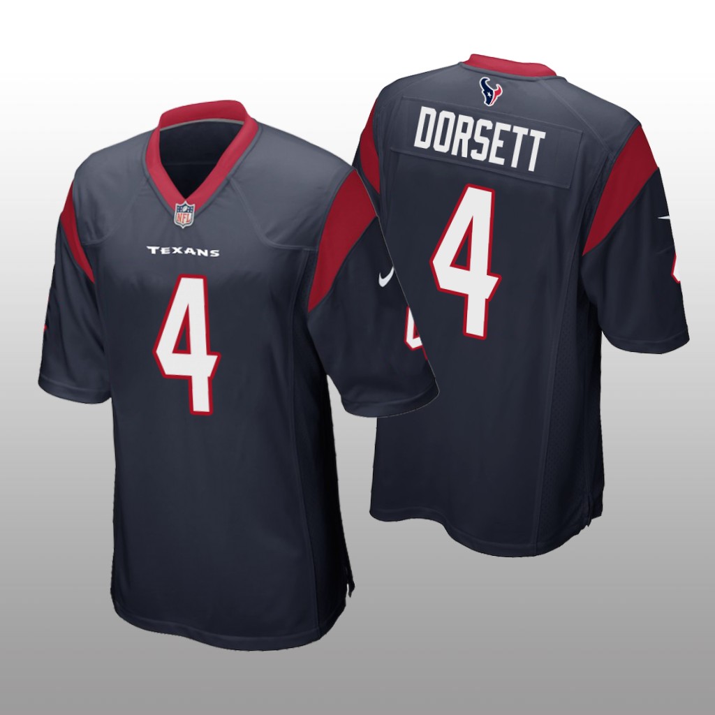 Houston Texans Phillip Dorsett Navy Jersey Game - Men's