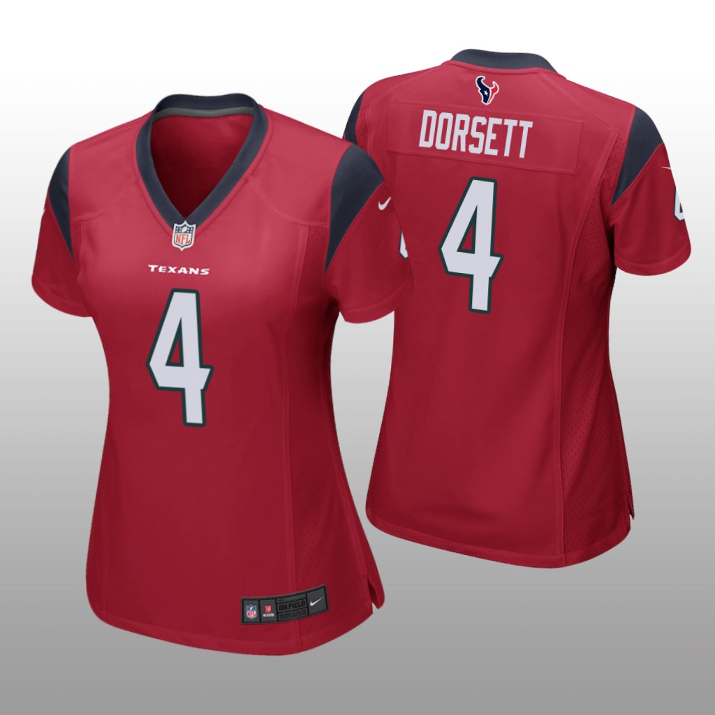 Houston Texans Phillip Dorsett Red Jersey Game - Women's