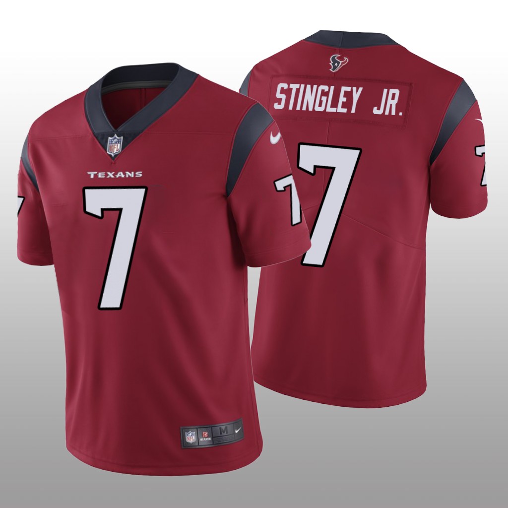 Houston Texans Red 2022 NFL Draft Vapor Limited Derek Stingley Jr. Jersey