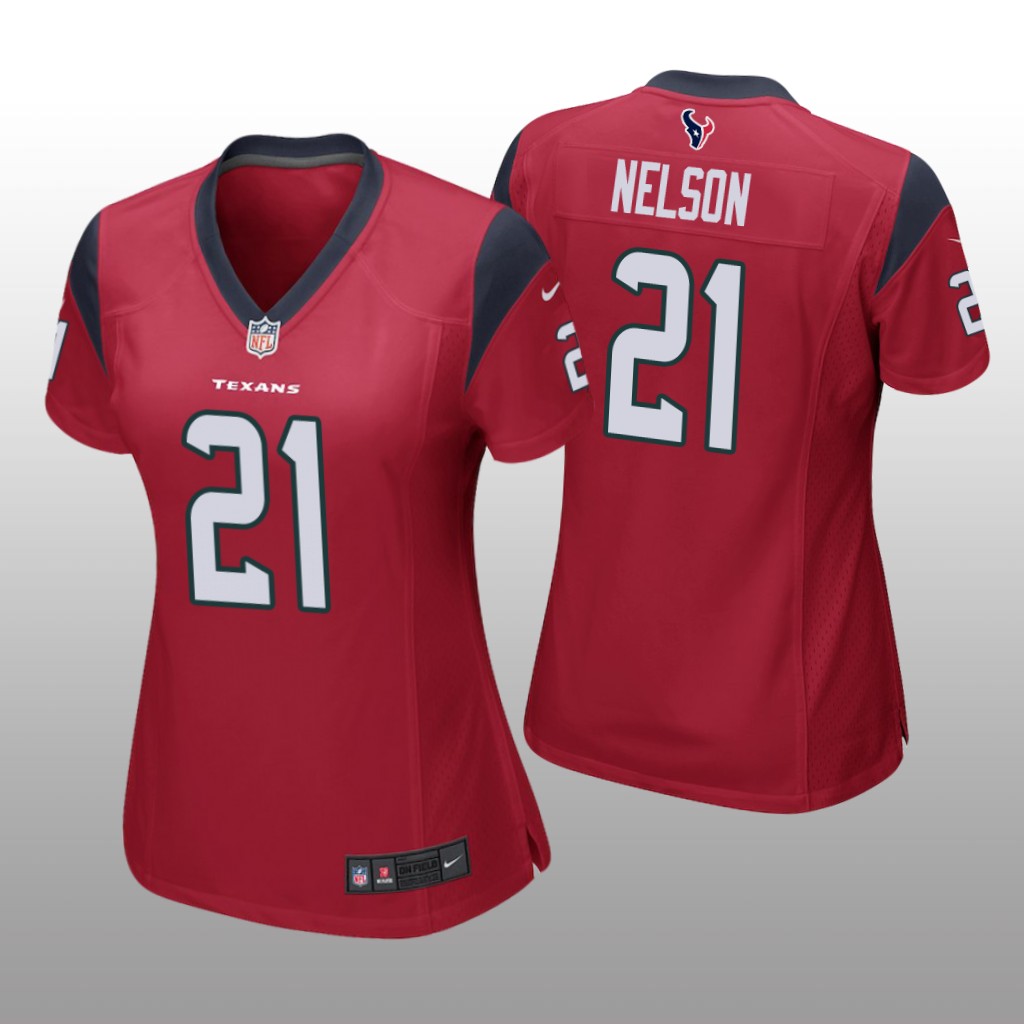 Houston Texans Steven Nelson Red Jersey Game - Women's