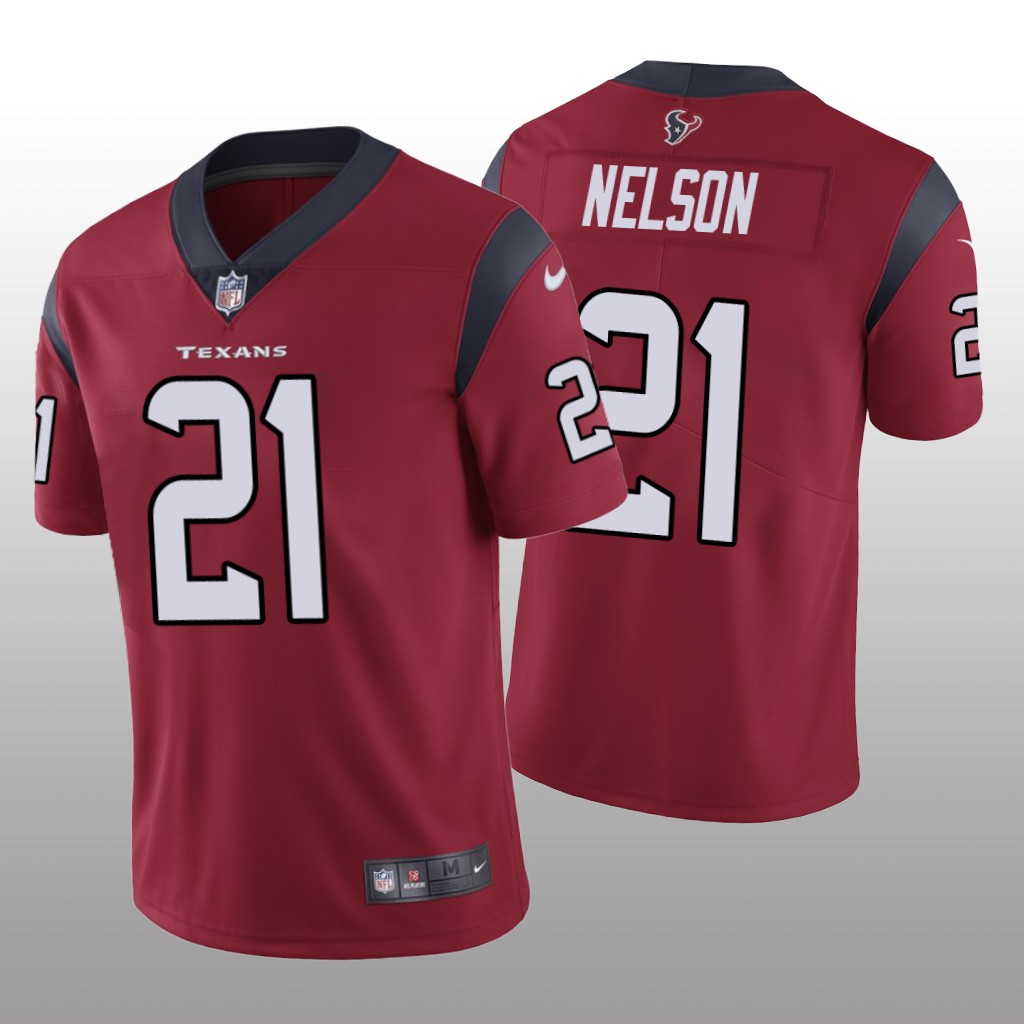 Houston Texans Steven Nelson Red Jersey Vapor Limited - Men's