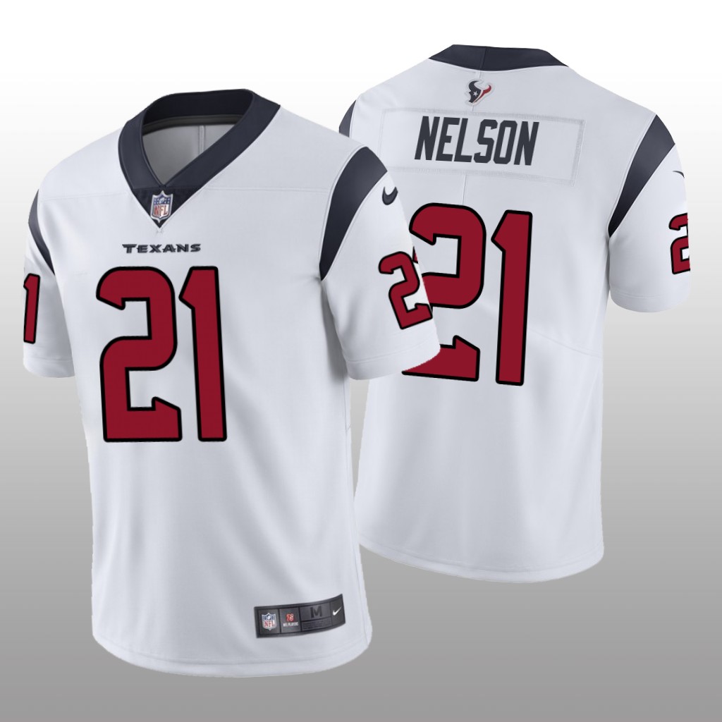 Houston Texans Steven Nelson White Jersey Vapor Limited - Men's