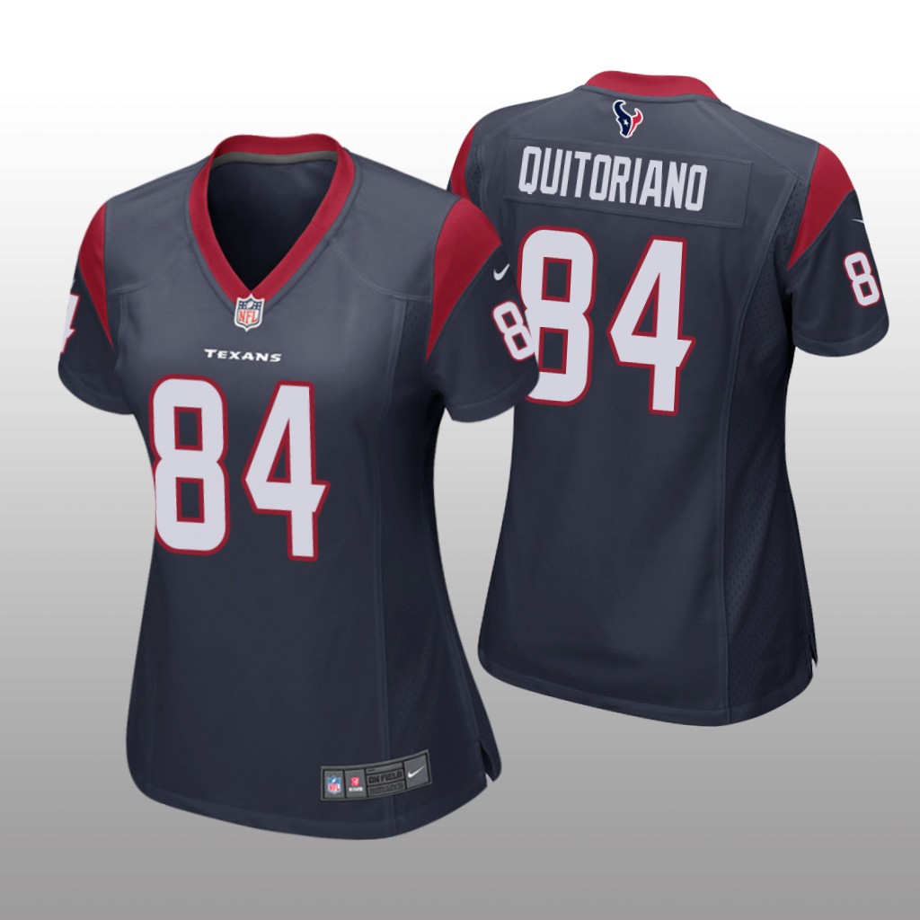 Houston Texans Teagan Quitoriano Navy Jersey Game - Women's