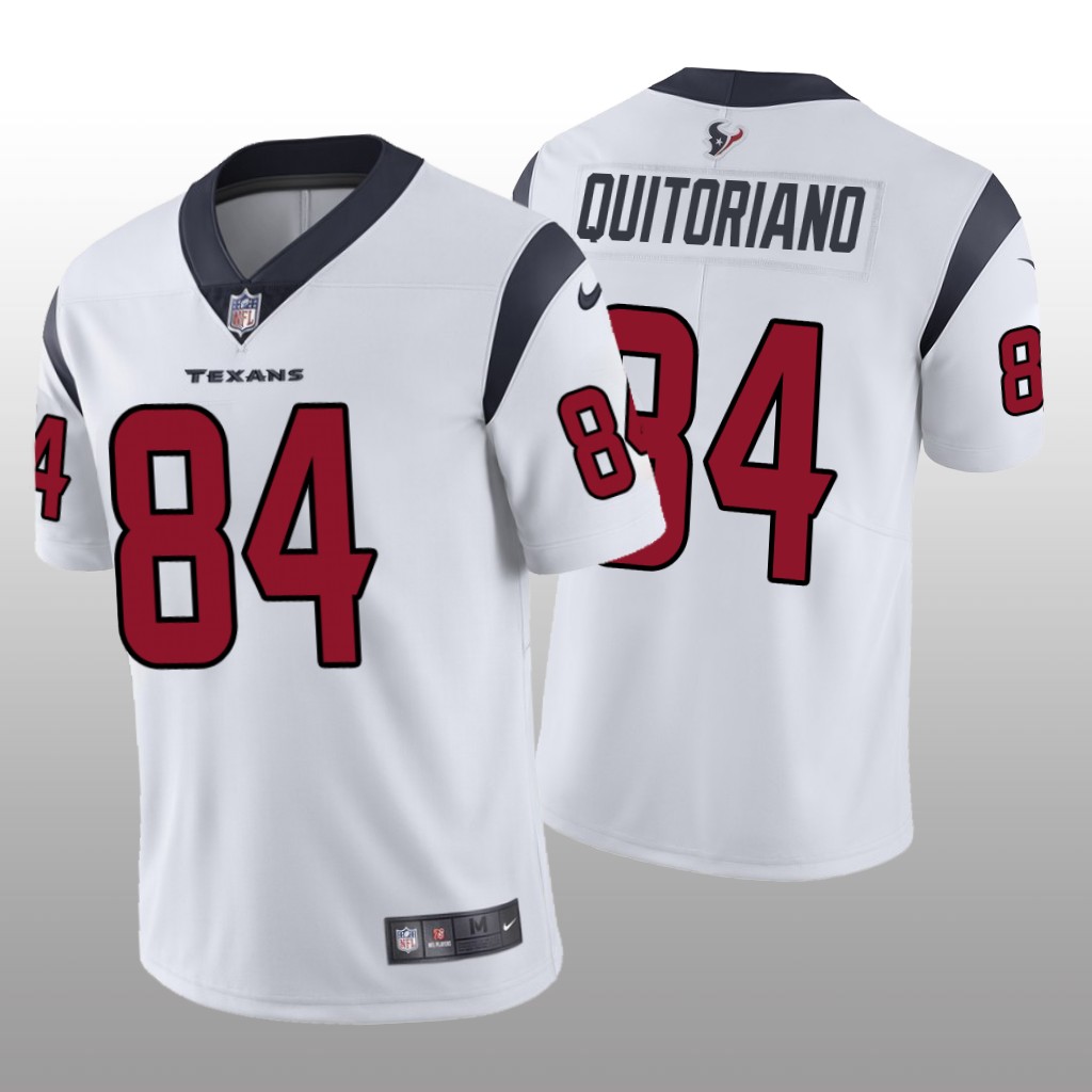 Houston Texans Teagan Quitoriano White Jersey Vapor Limited - Men's