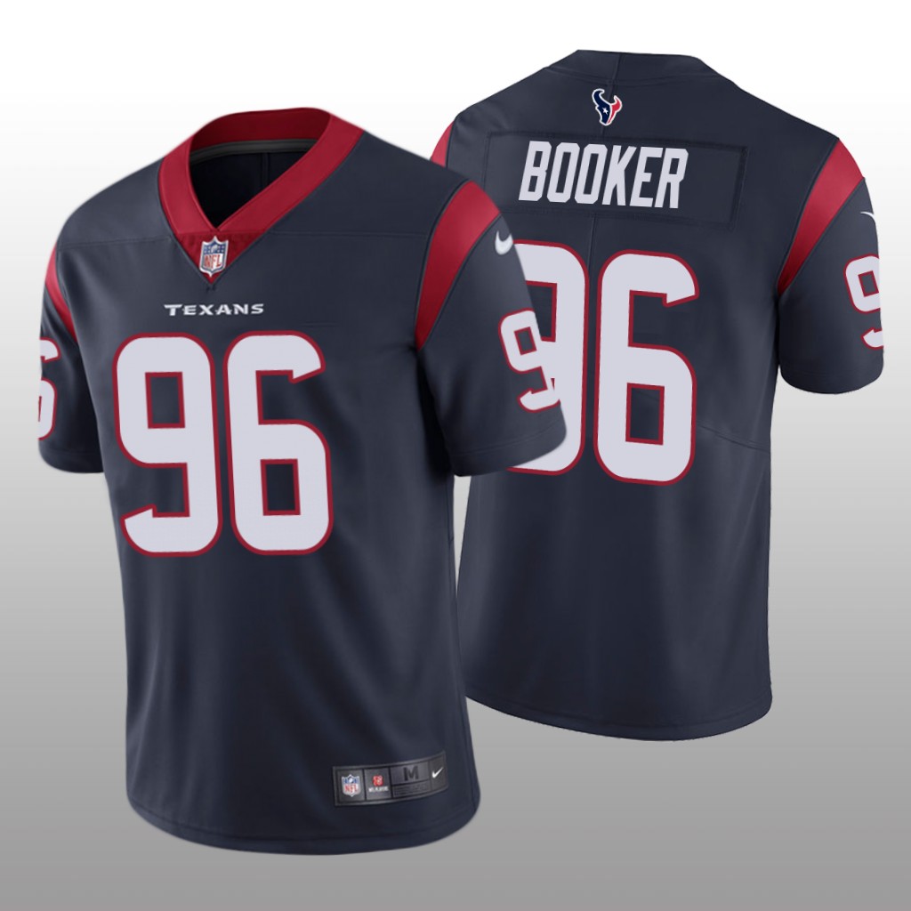 Houston Texans Thomas Booker Navy Jersey Vapor Limited Men's