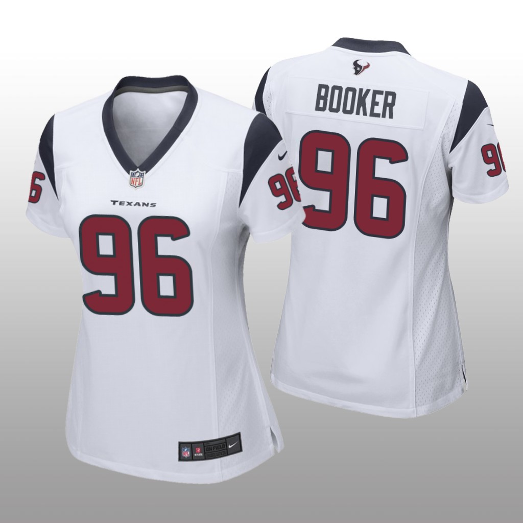 Houston Texans Thomas Booker White Jersey Game - Women's