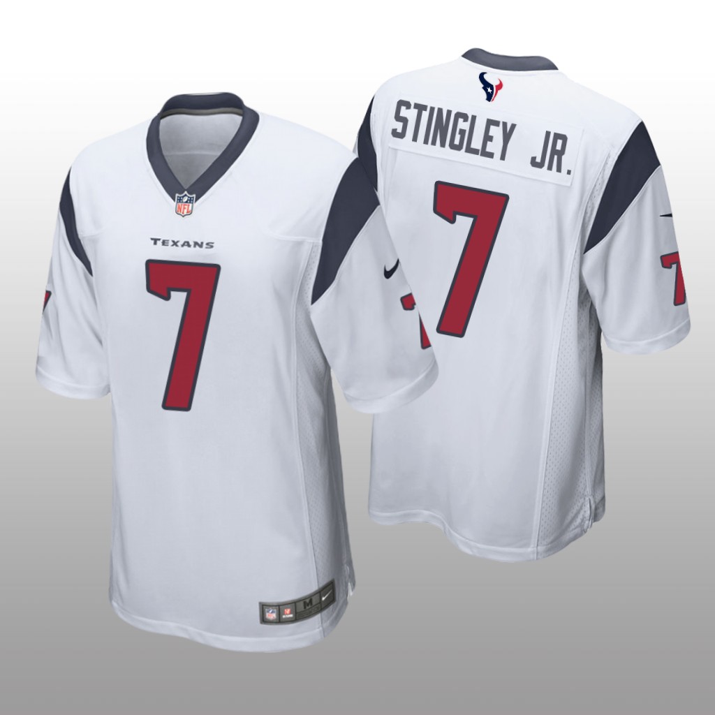 Houston Texans White 2022 NFL Draft Derek Stingley Jr. Game Jersey
