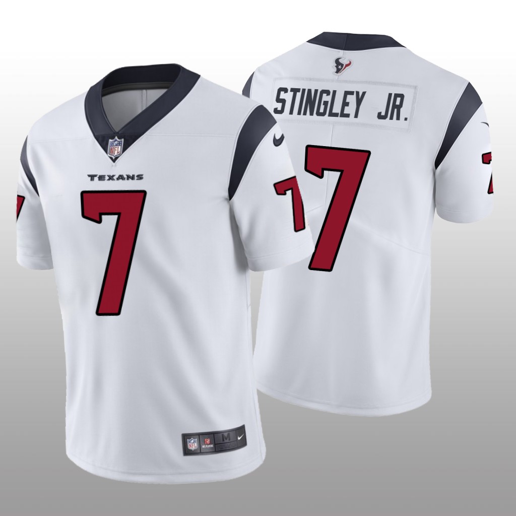 Houston Texans White 2022 NFL Draft Vapor Limited Derek Stingley Jr. Jersey