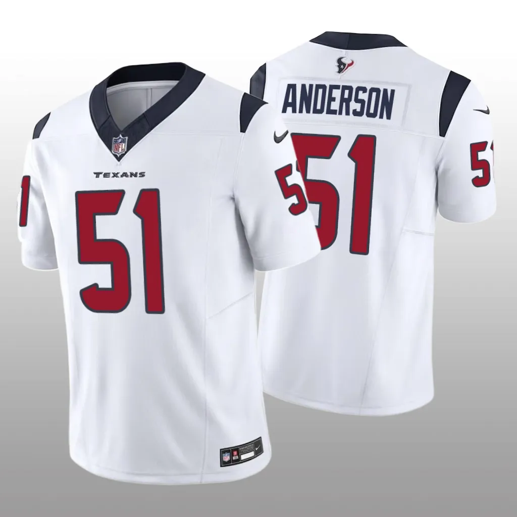 Houston Texans Will Anderson White Jersey Vapor F.U.S.E. Limited  - Men's