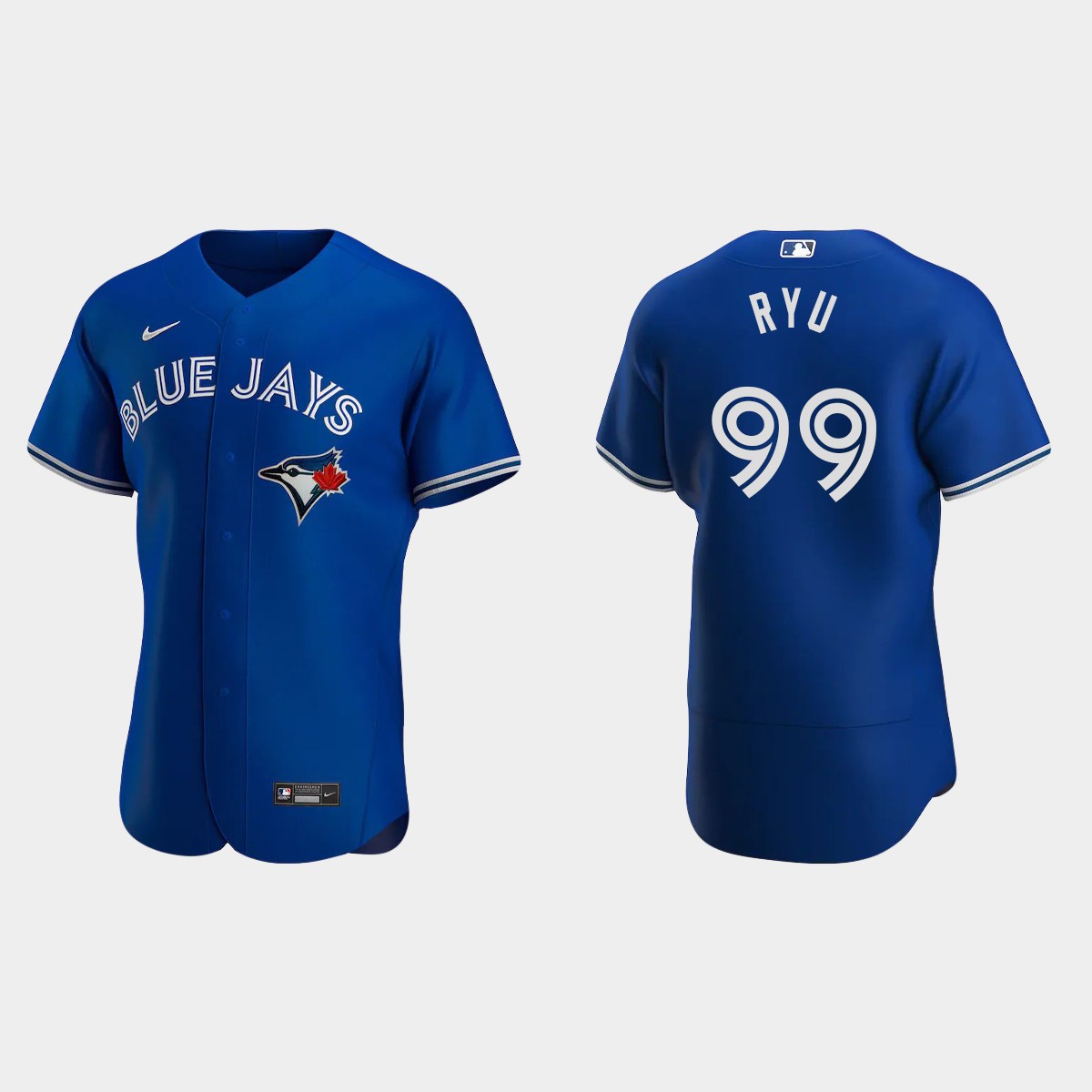 Hyun-Jin Ryu #99 Toronto Blue Jays Royal 2020 Alternate Jersey