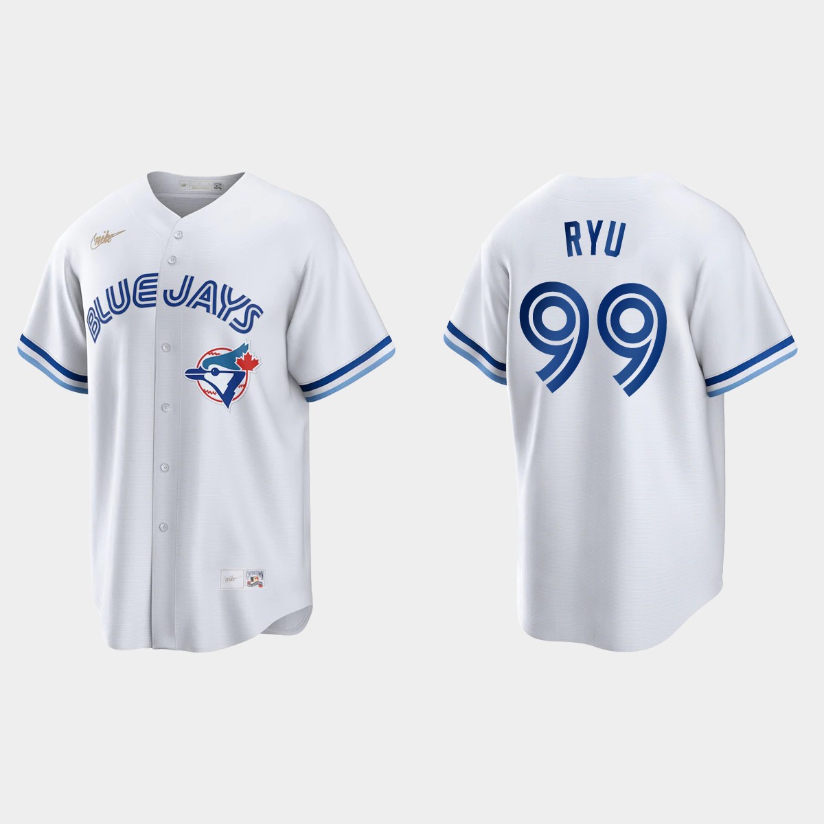 Hyun-Jin Ryu Toronto Blue Jays Cooperstown Collection Jersey - White