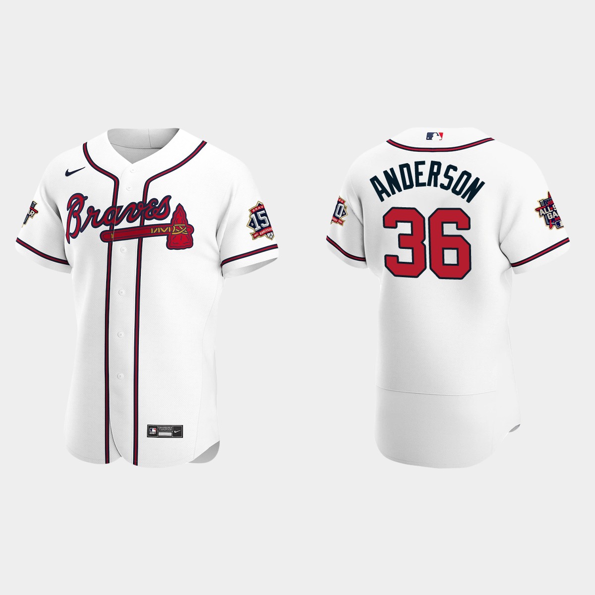 Ian Anderson #36 Atlanta Braves 2021 MLB All-Star Game Jersey - White