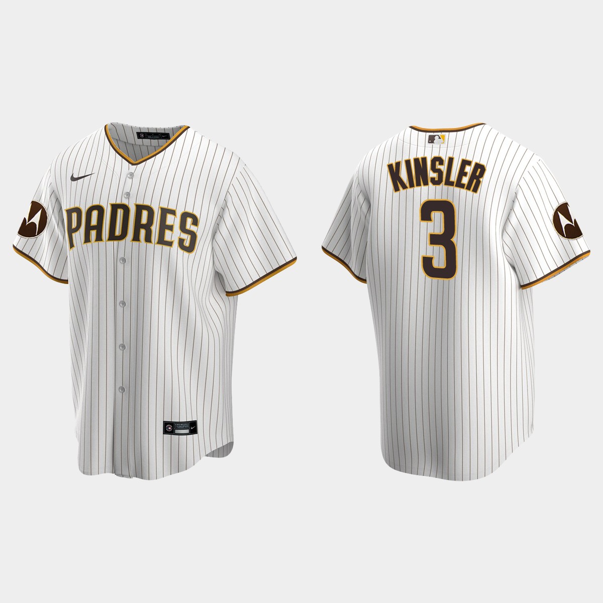 Ian Kinsler San Diego Padres 2023 Motorola Patch Jersey - White