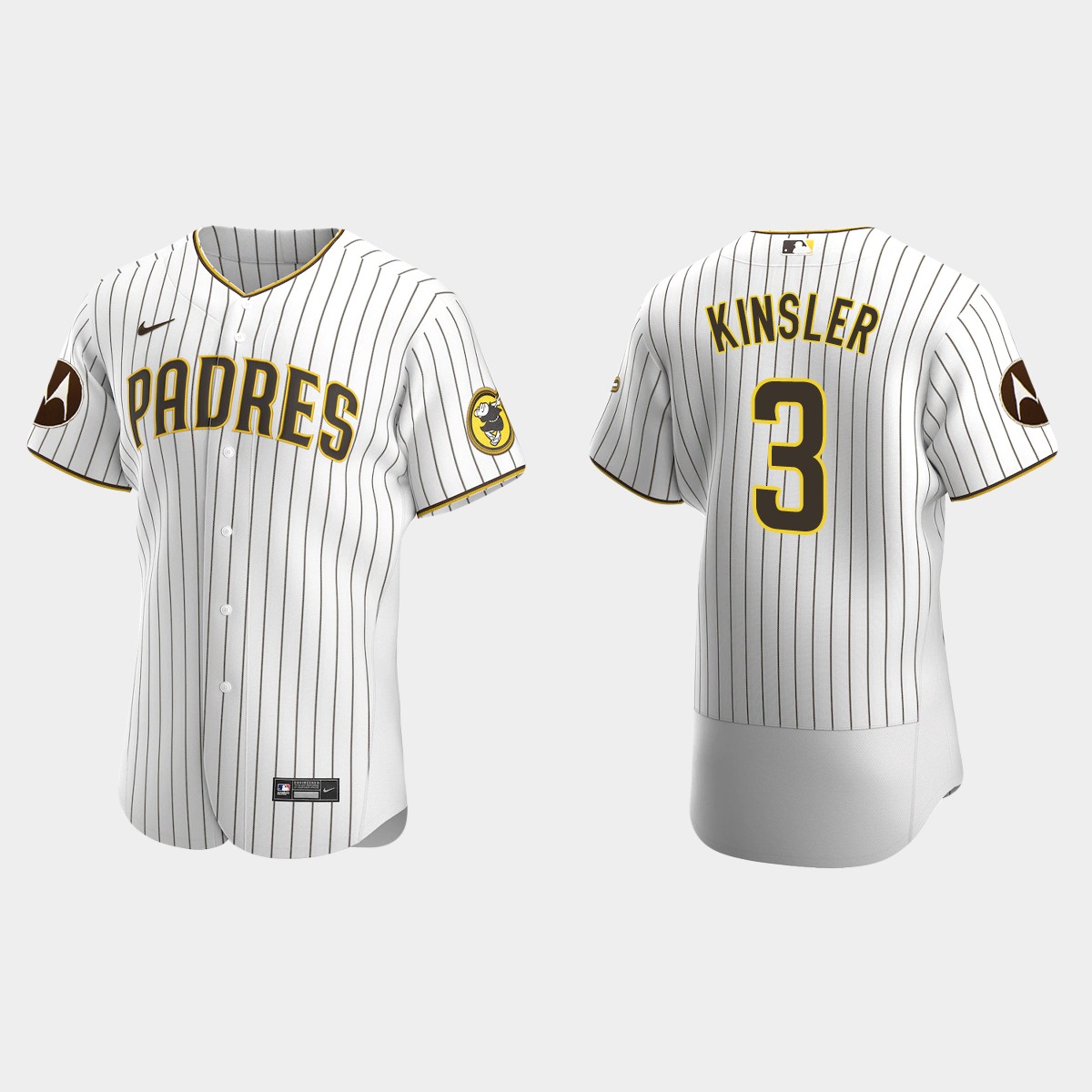 Ian Kinsler San Diego Padres 2023 Motorola Patch Jersey - White