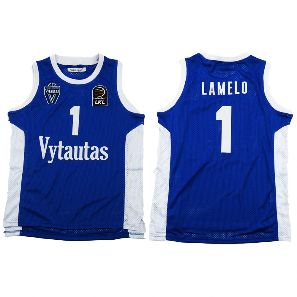 Illawarra Hawks Lamelo Ball Blue Vytautas High School  Jersey