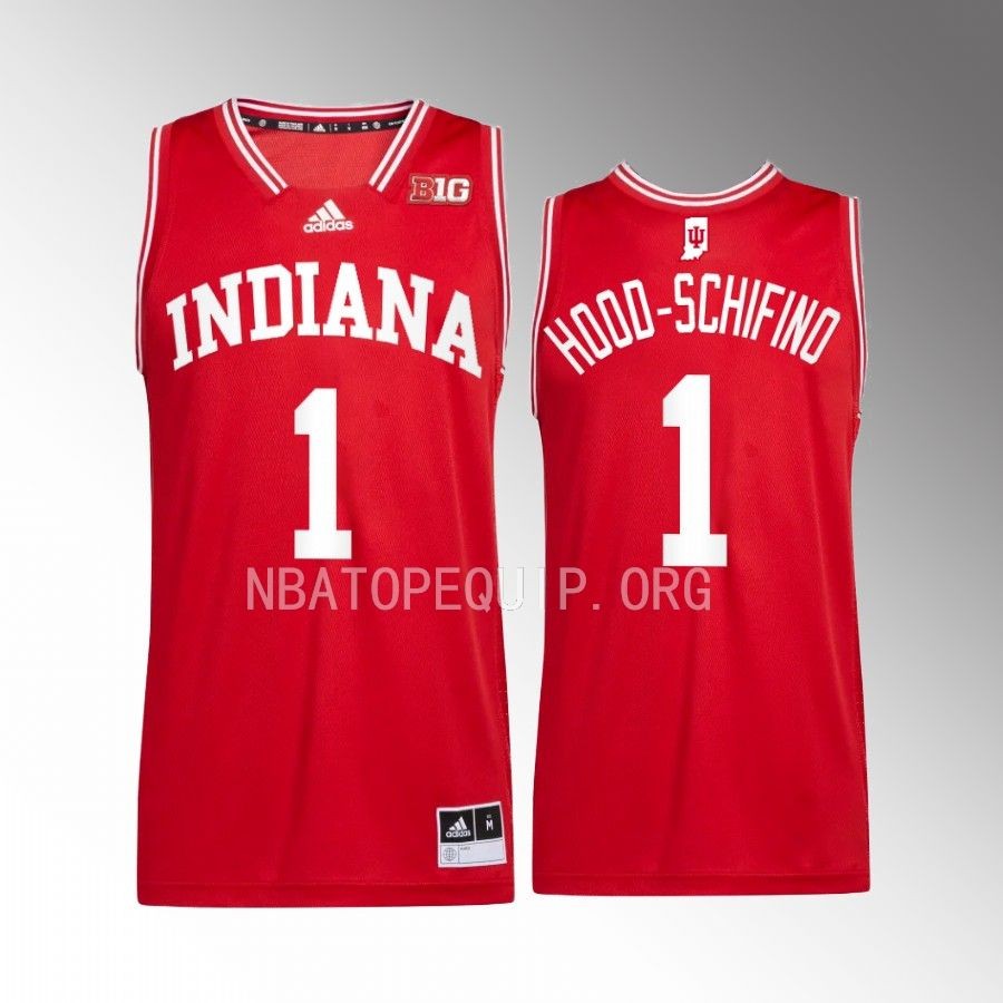 Indiana Hoosiers Jalen Hood-Schifino Jersey 2022-23 College  Red Uniform