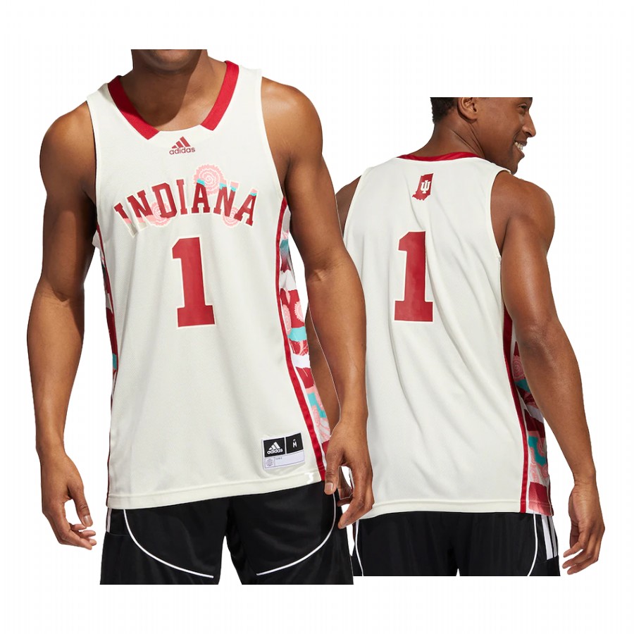 Indiana Hoosiers Jersey Honoring Black Excellence Cream  Uniform